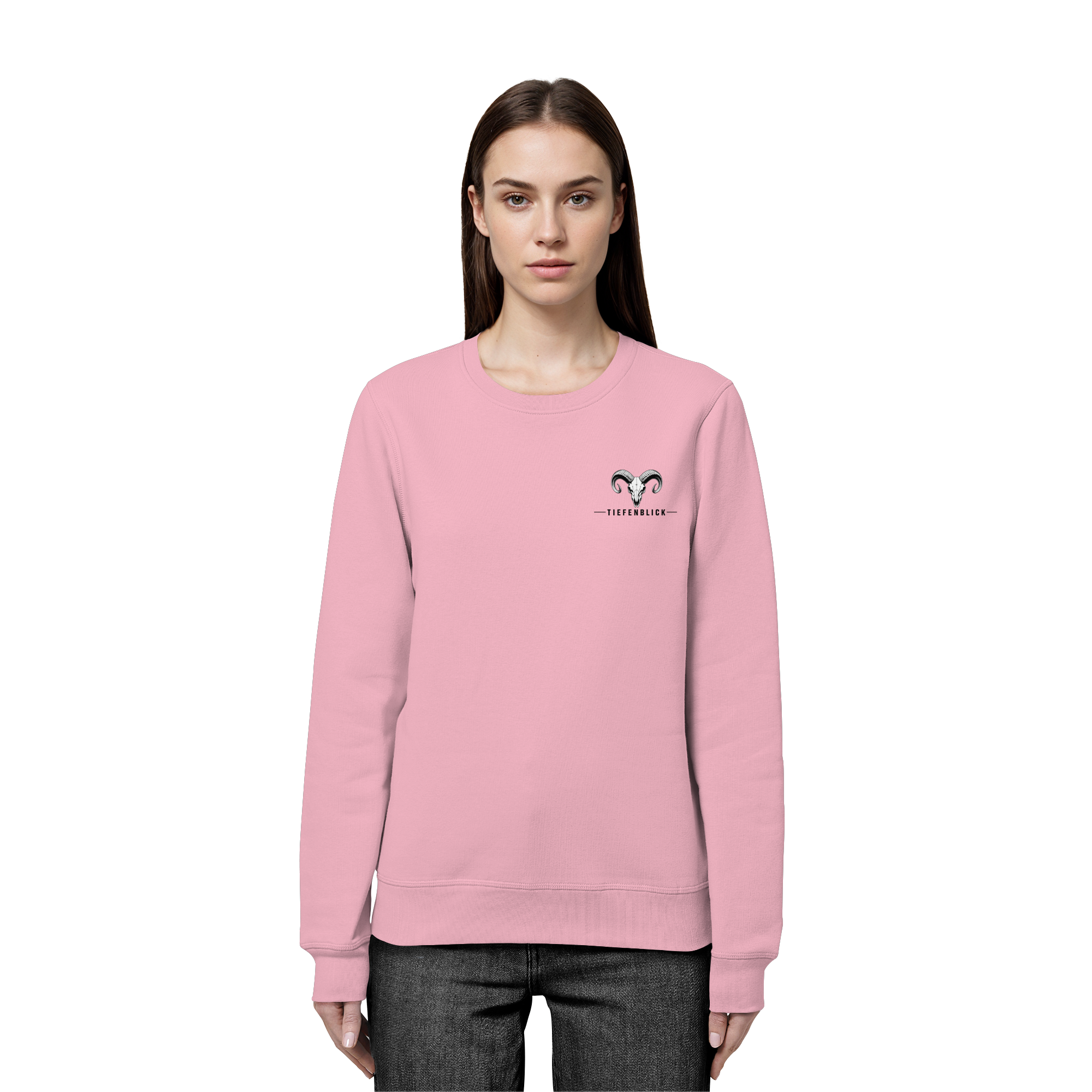 Tiefenblick Wandern Herz - Organic Basic Unisex Sweatshirt