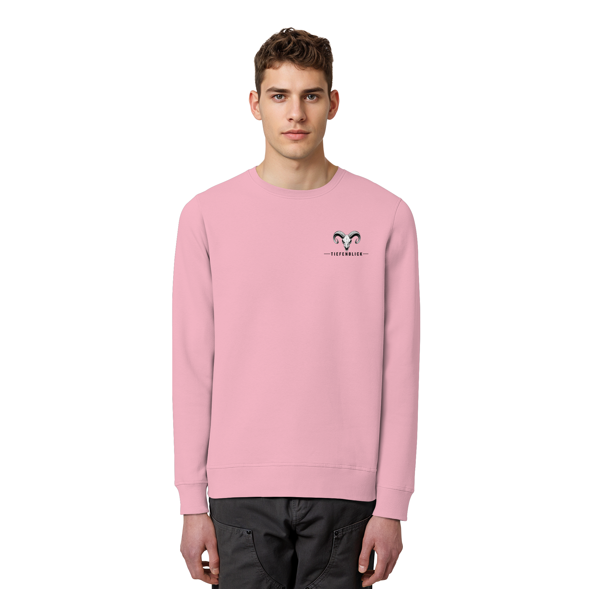 Tiefenblick Wandern Herz - Organic Basic Unisex Sweatshirt