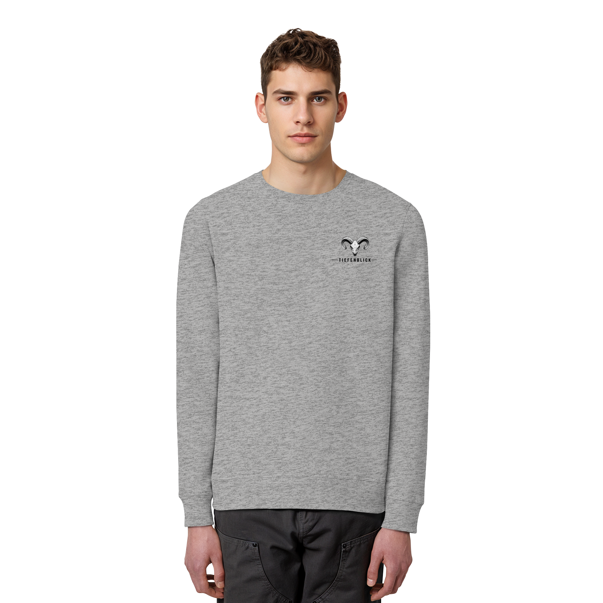 Tiefenblick Wandern Herz - Organic Basic Unisex Sweatshirt