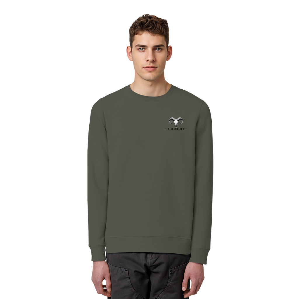 Tiefenblick Wandern Herz - Organic Basic Unisex Sweatshirt