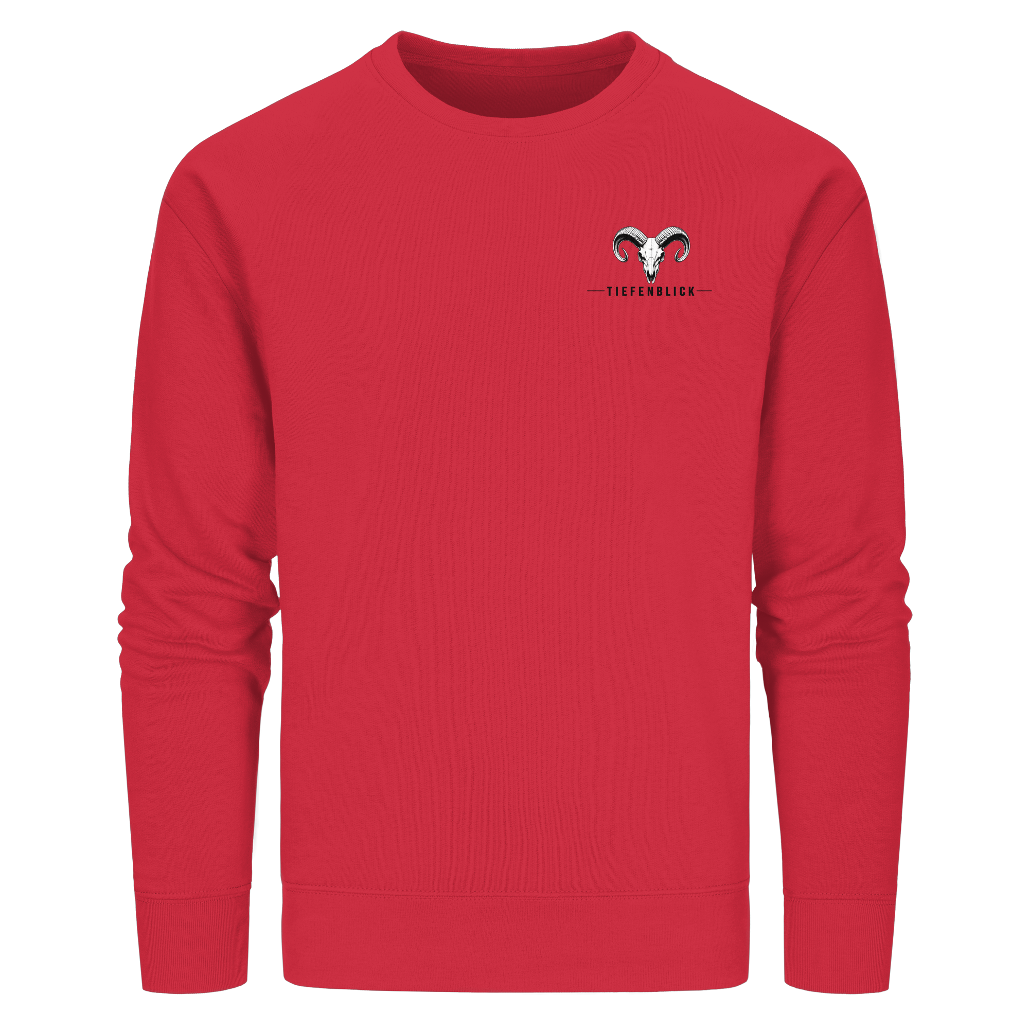 Tiefenblick Wandern Herz - Organic Basic Unisex Sweatshirt