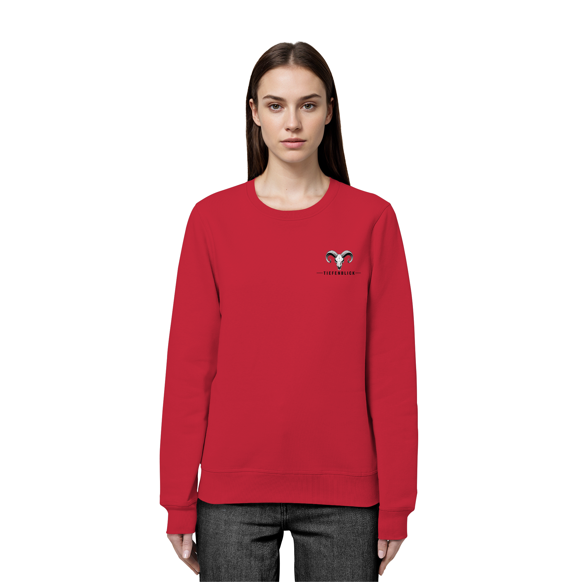 Tiefenblick Wandern Herz - Organic Basic Unisex Sweatshirt