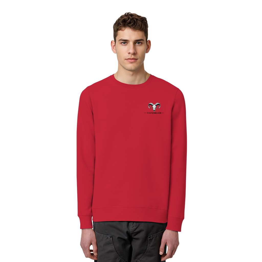 Tiefenblick Wandern Herz - Organic Basic Unisex Sweatshirt