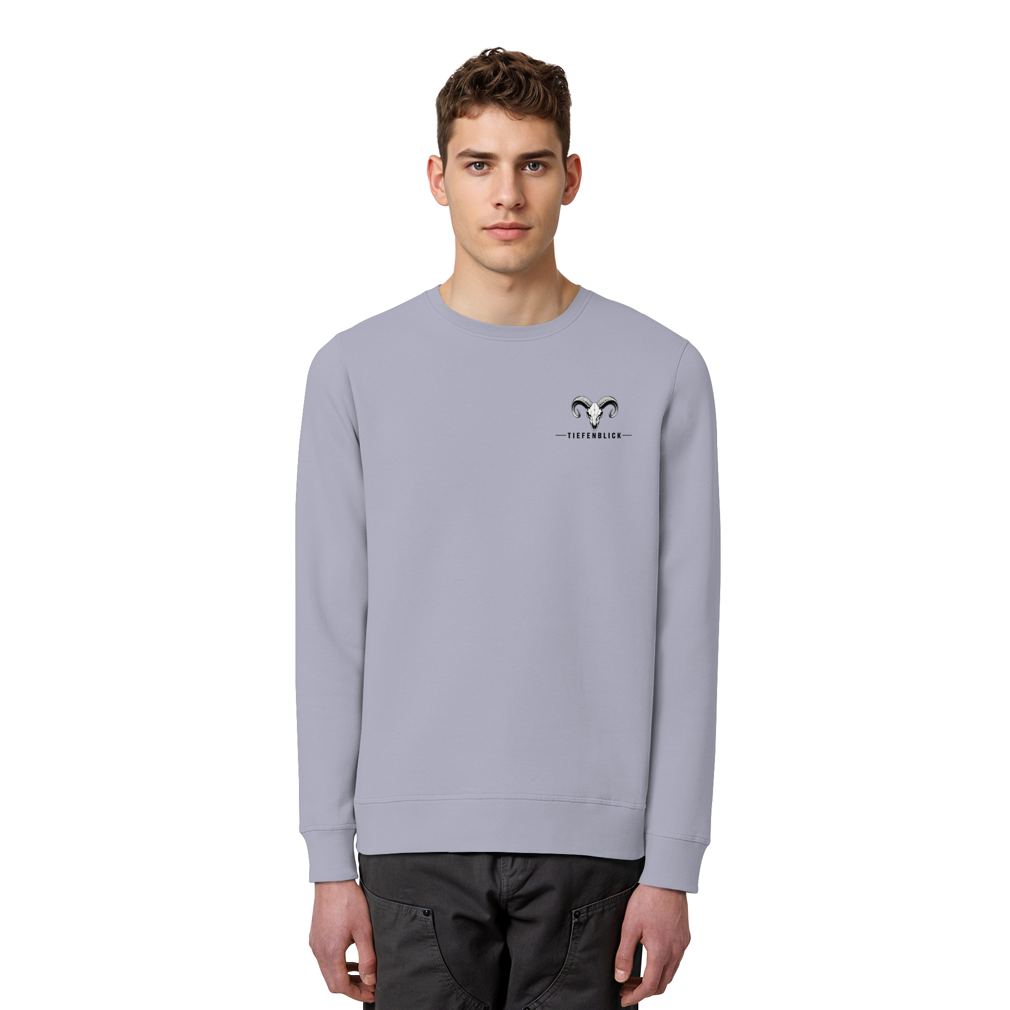 Tiefenblick Wandern Herz - Organic Basic Unisex Sweatshirt