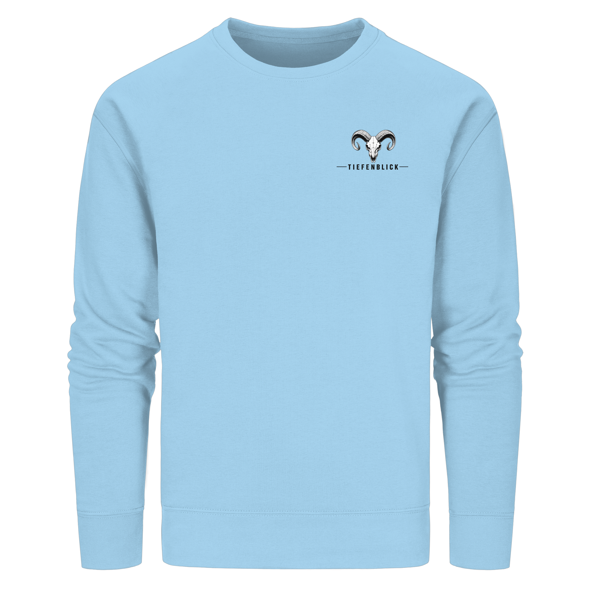 Tiefenblick Wandern Herz - Organic Basic Unisex Sweatshirt