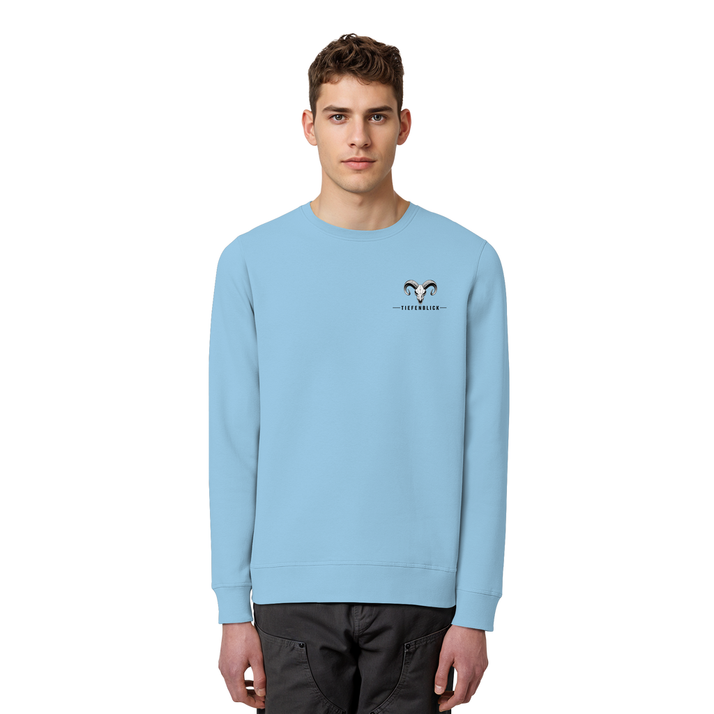 Tiefenblick Wandern Herz - Organic Basic Unisex Sweatshirt