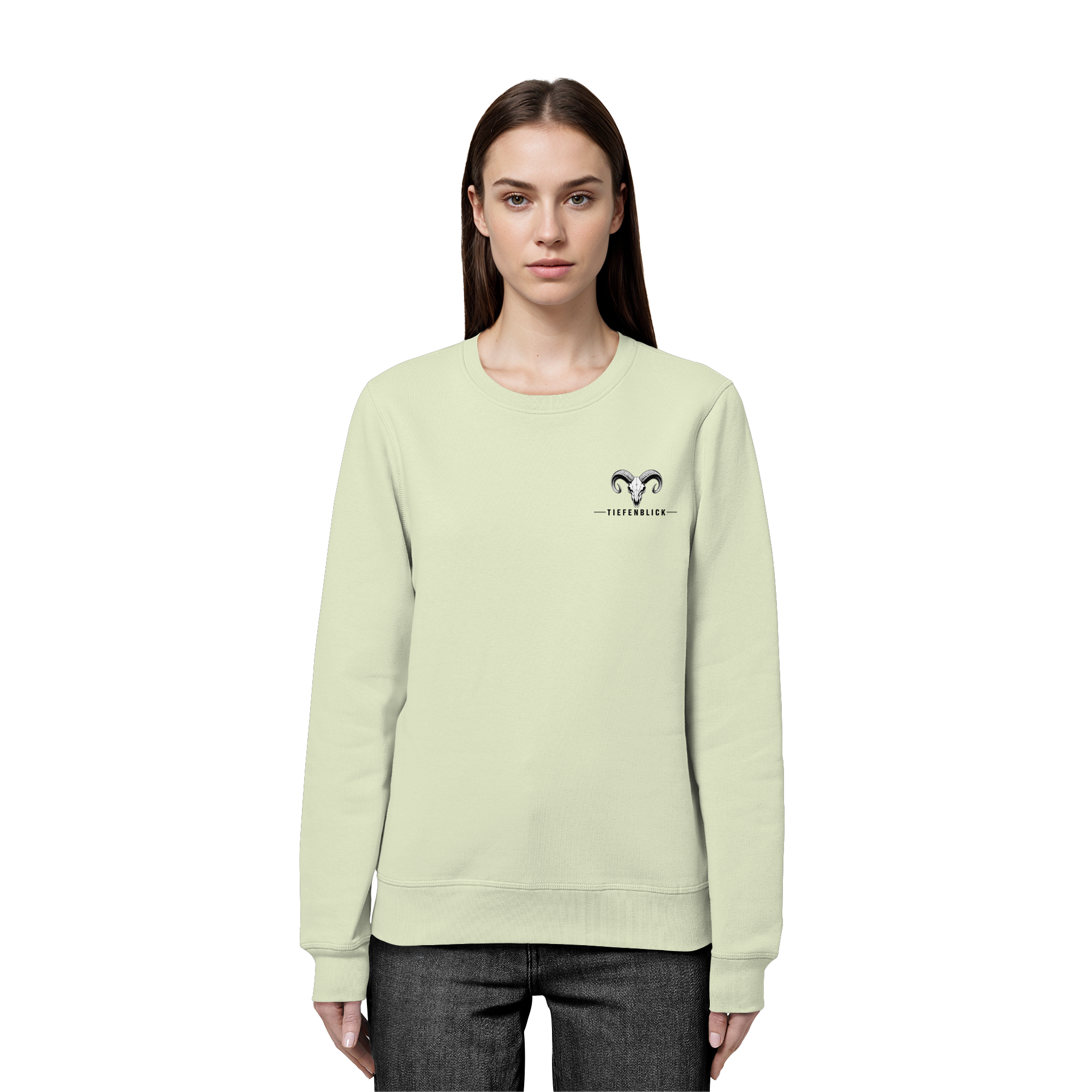 Tiefenblick Wandern Herz - Organic Basic Unisex Sweatshirt