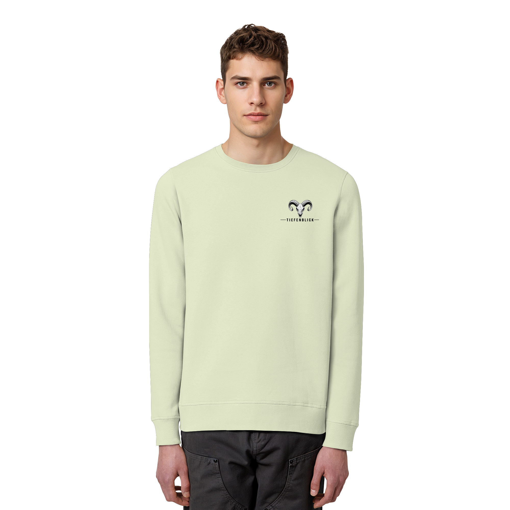 Tiefenblick Wandern Herz - Organic Basic Unisex Sweatshirt