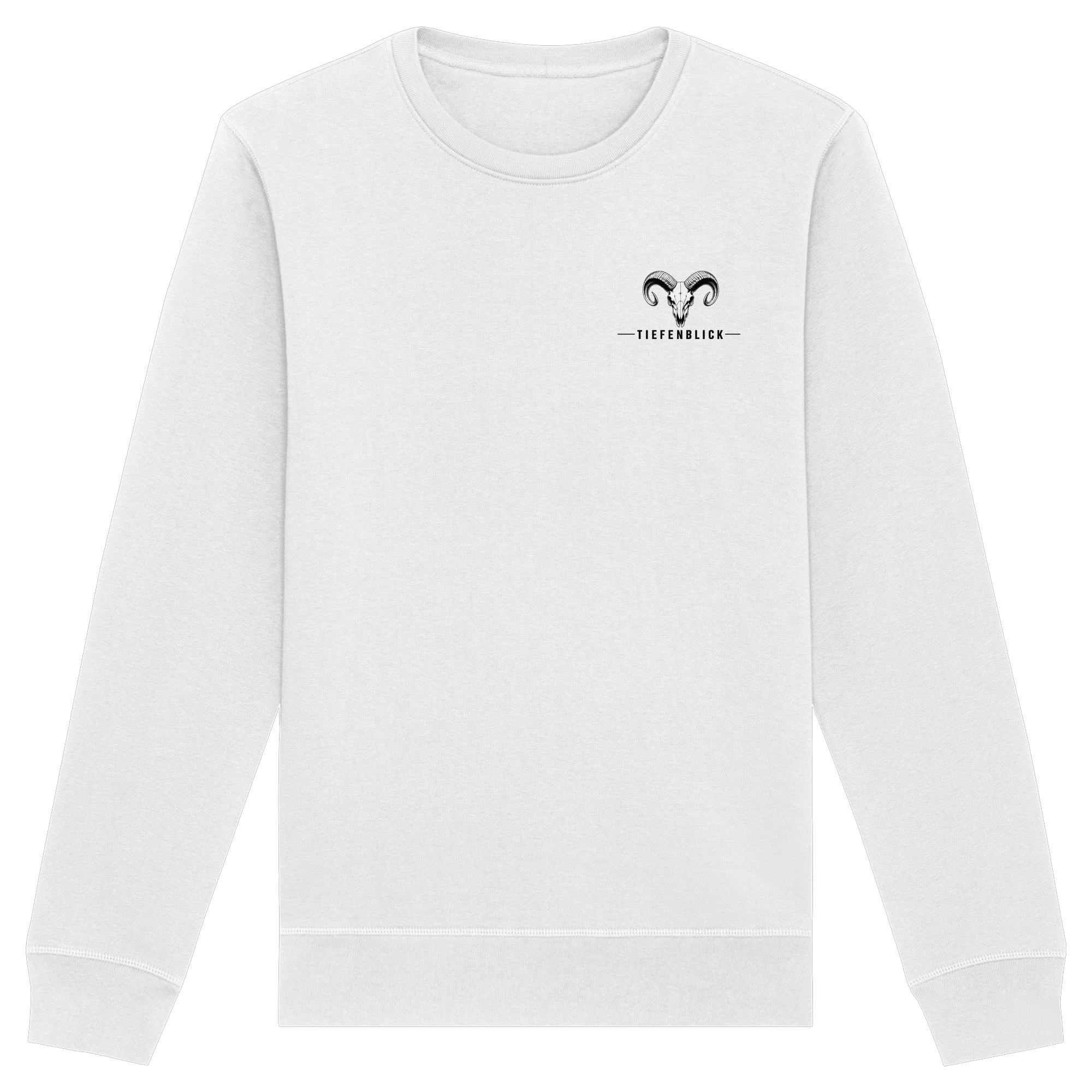 Tiefenblick Wandern Herz - Organic Basic Unisex Sweatshirt