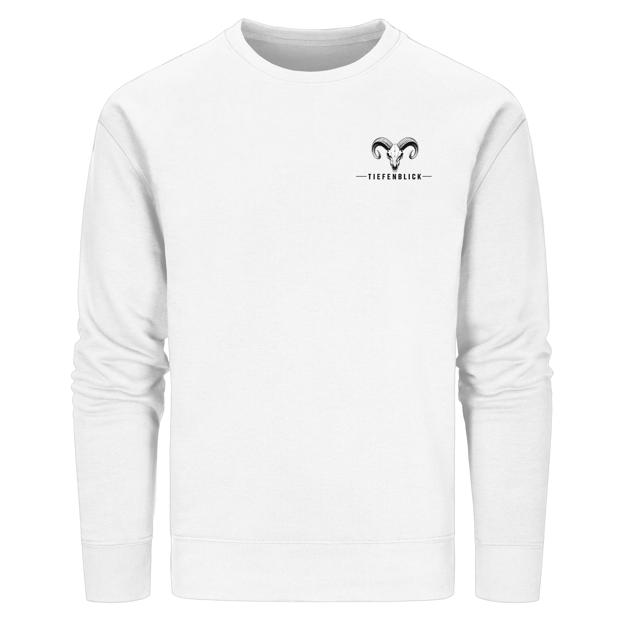 Tiefenblick Wandern Herz - Organic Basic Unisex Sweatshirt