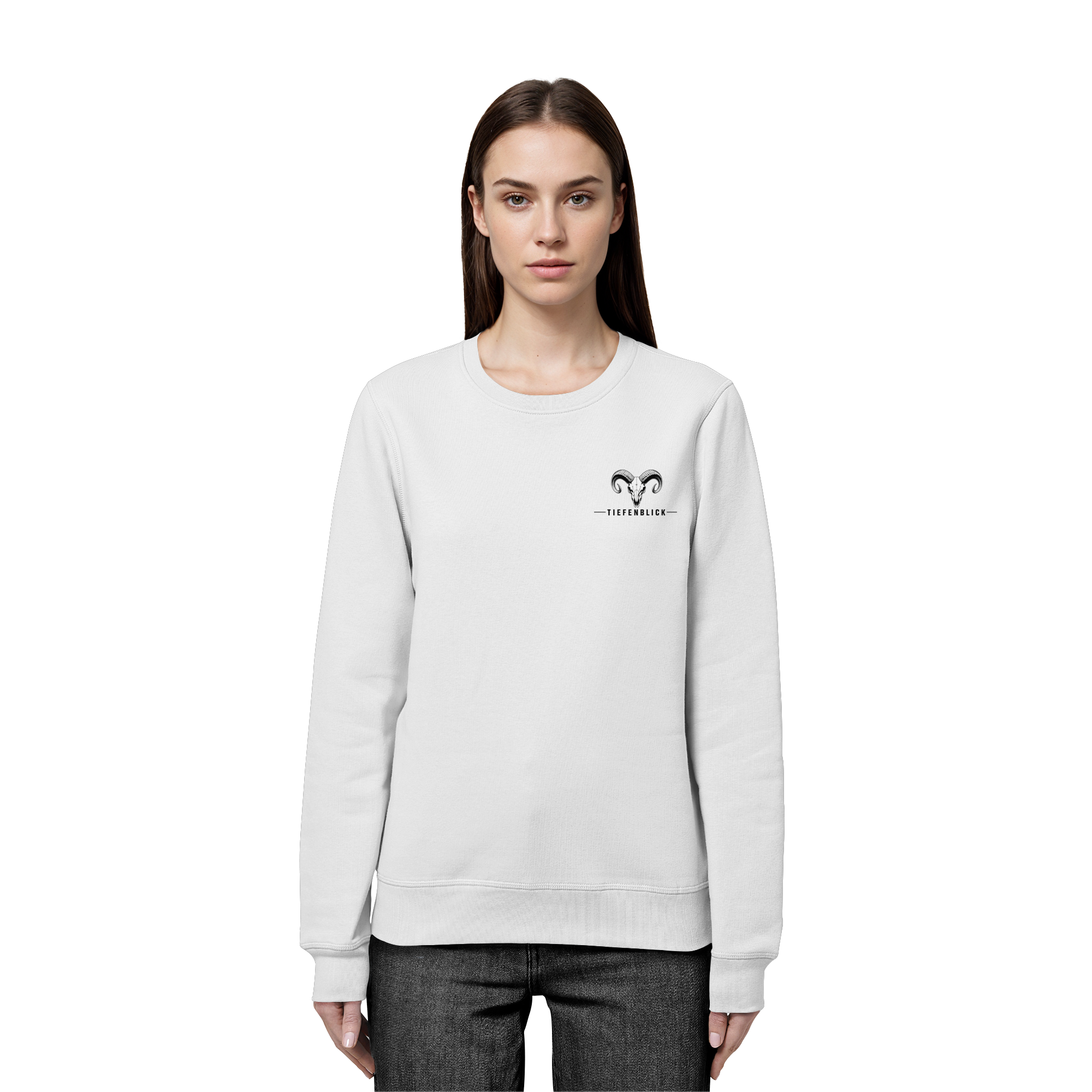 Tiefenblick Wandern Herz - Organic Basic Unisex Sweatshirt