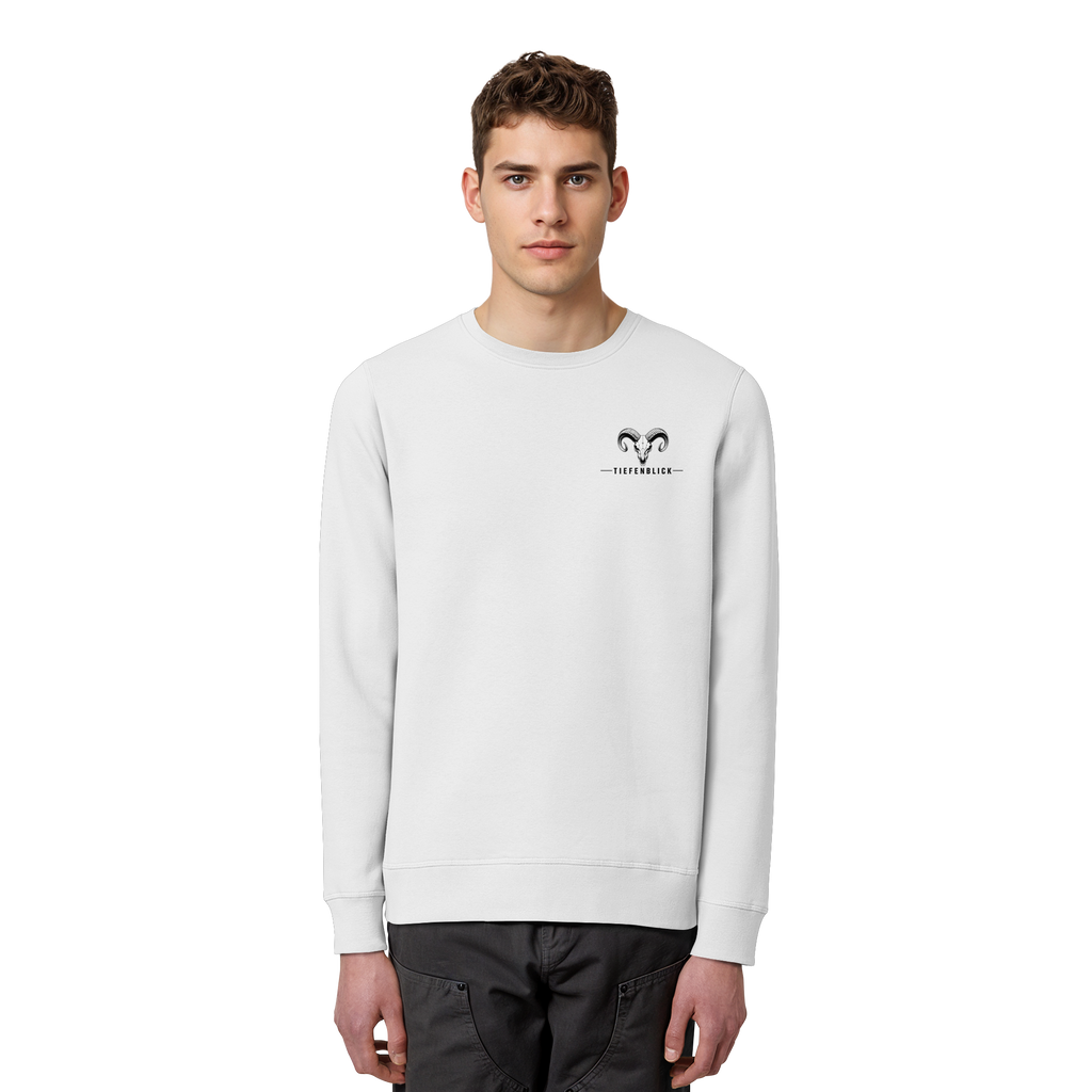 Tiefenblick Wandern Herz - Organic Basic Unisex Sweatshirt