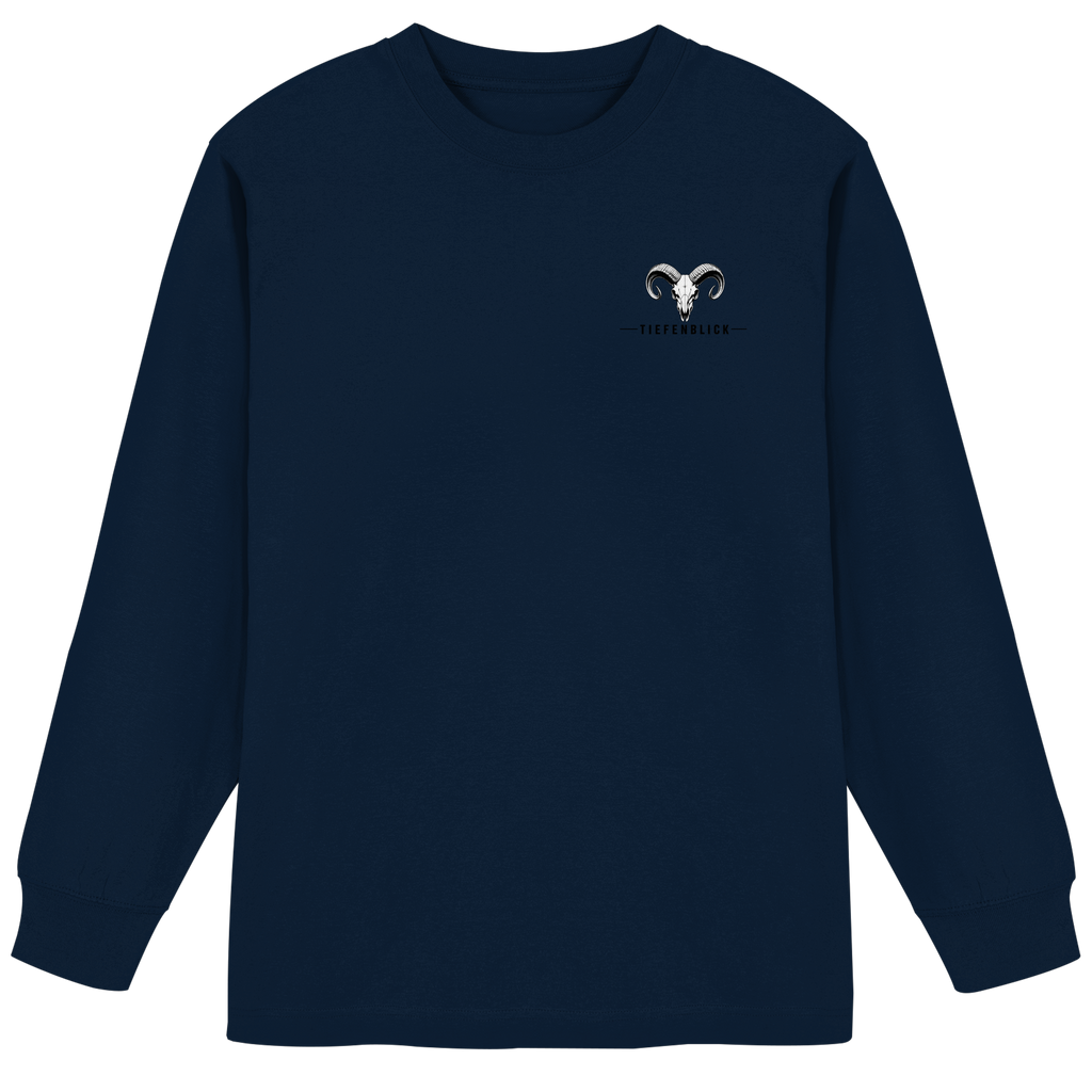 Tiefenblick Snowboarden Halfpipe - Organic Heavy Oversized Longsleeve T-Shirt