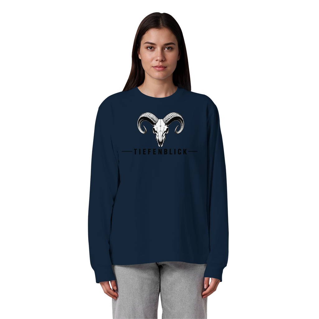 Tiefenblick Tiefenblick 2 Fun - Organic Heavy Oversized Longsleeve T-Shirt