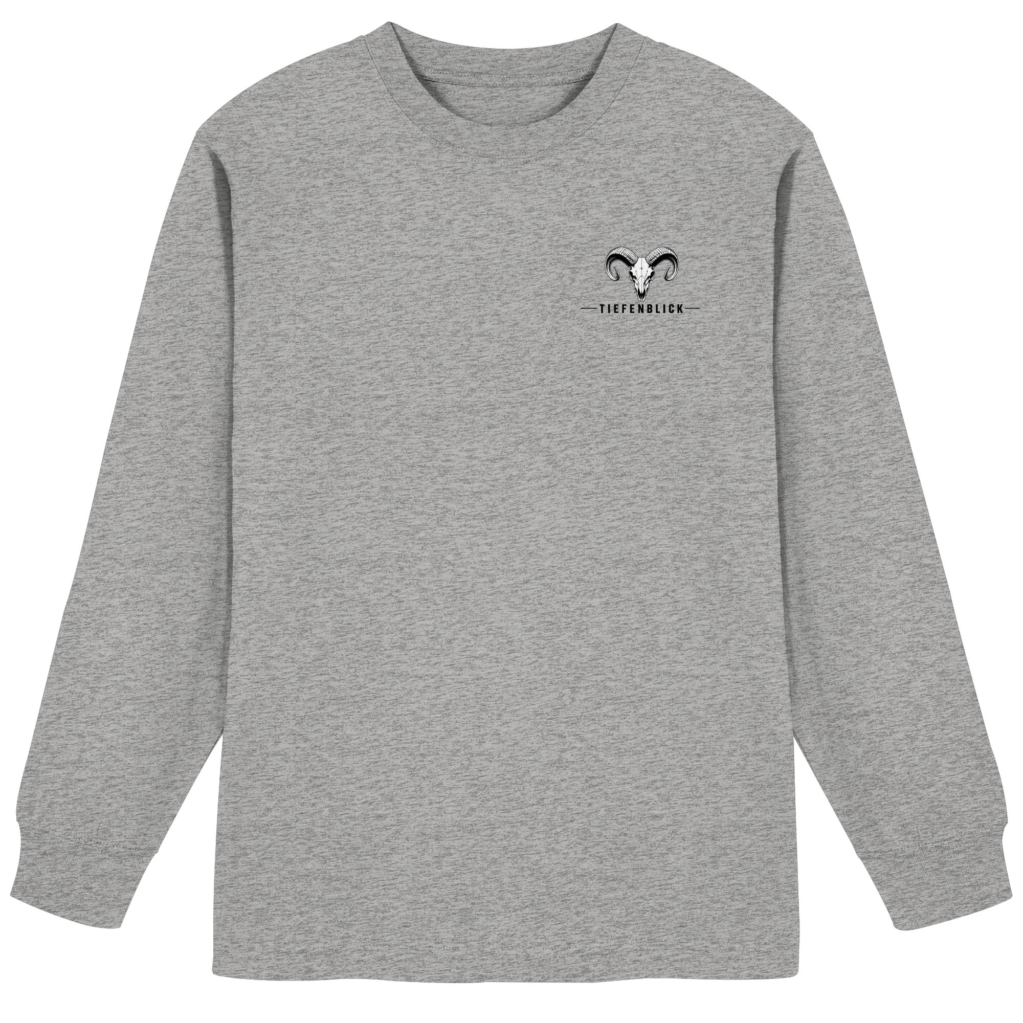 Tiefenblick Downhill - Organic Heavy Oversized Longsleeve T-Shirt