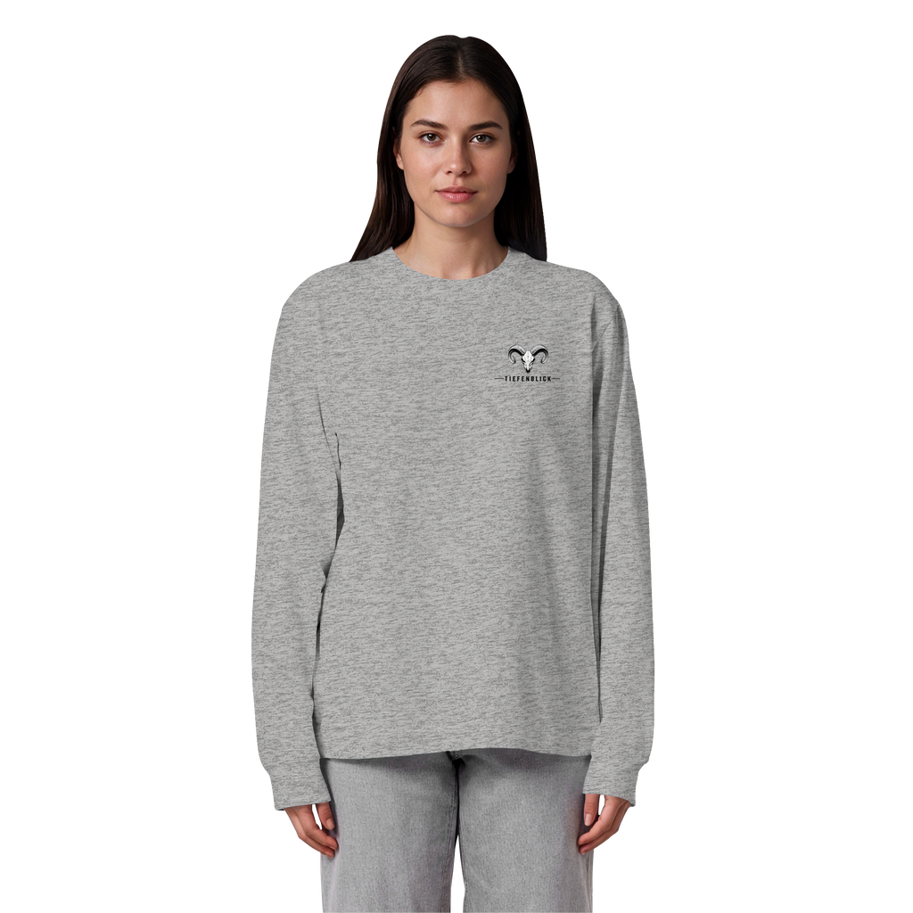 Tiefenblick Skelett Fun - Organic Heavy Oversized Longsleeve T-Shirt