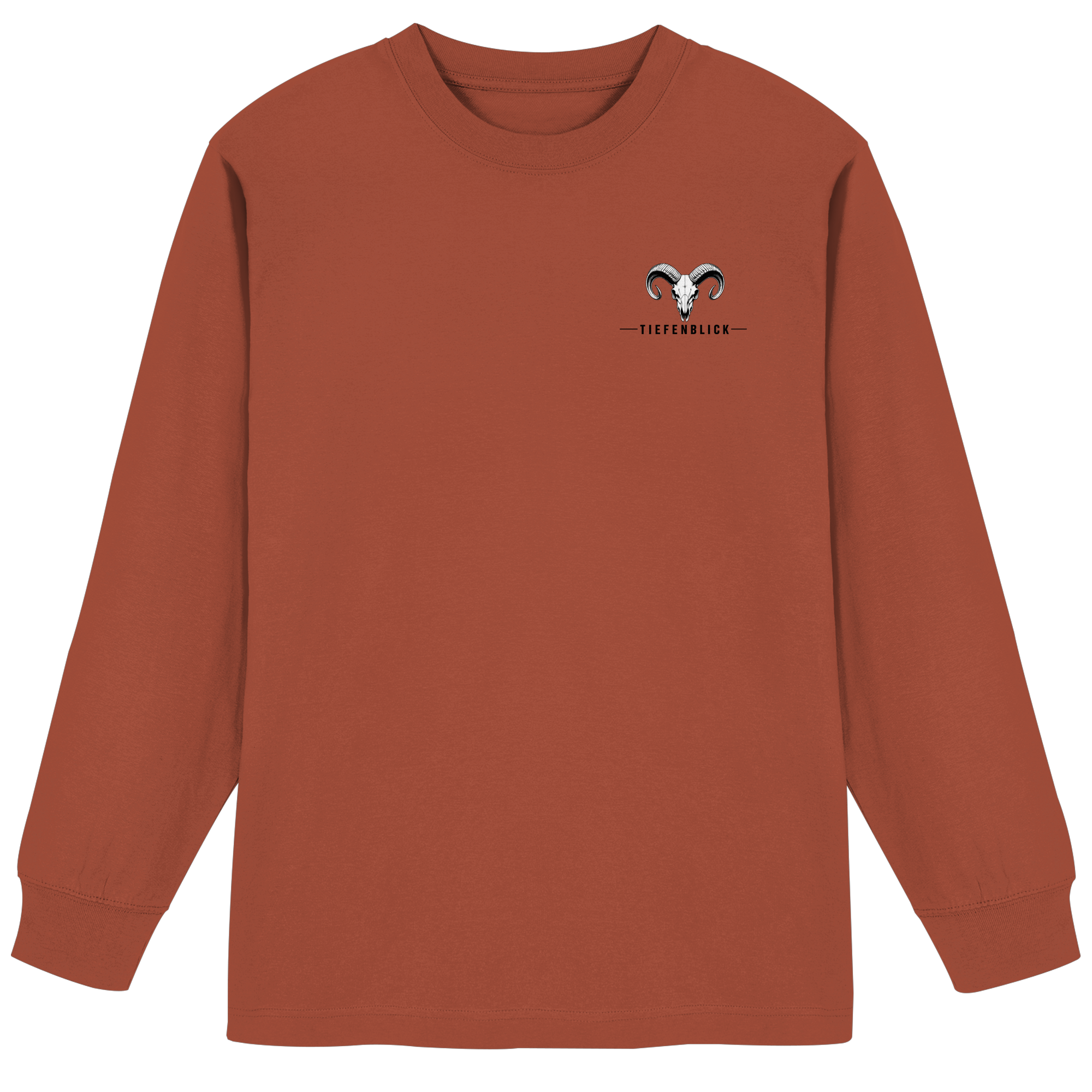 Tiefenblick Klettern - Organic Heavy Oversized Longsleeve T-Shirt