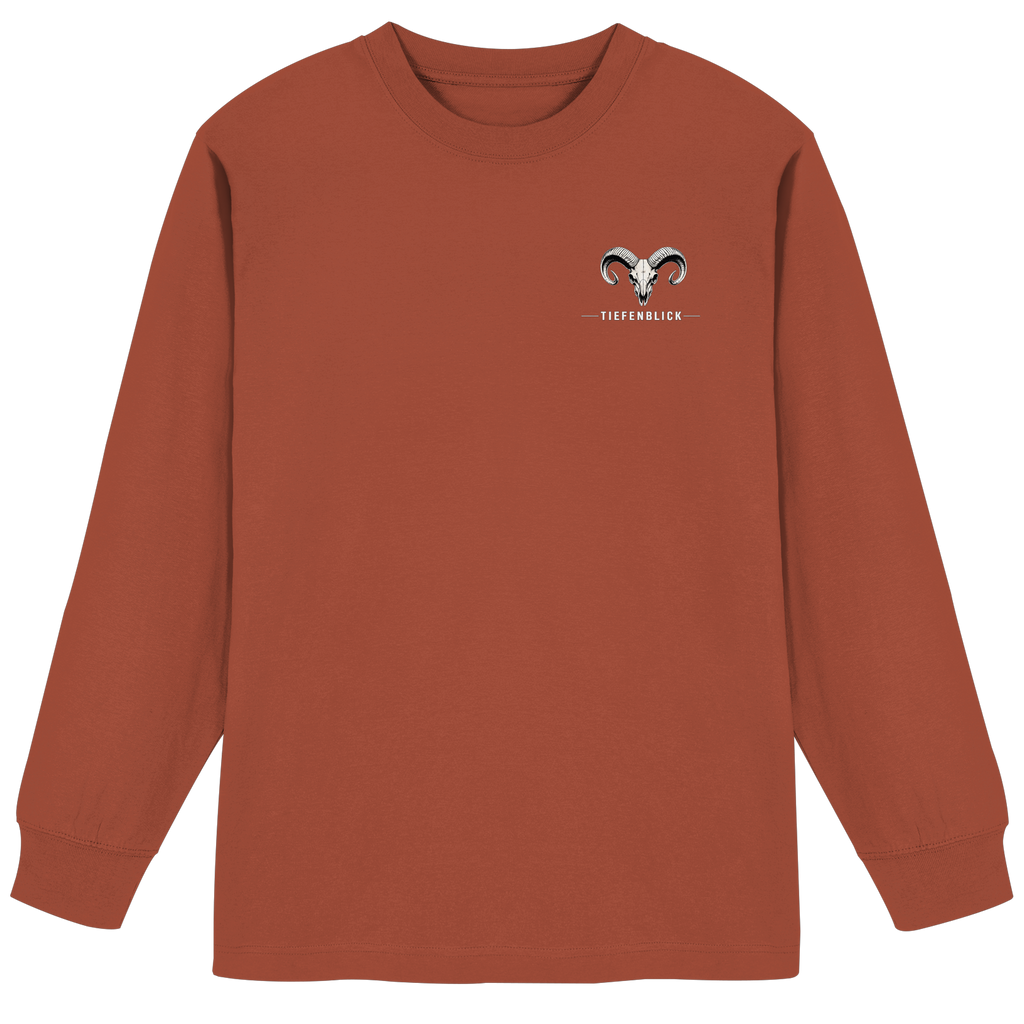 Tiefenblick Urlaub Fun  - Organic Heavy Oversized Longsleeve T-Shirt