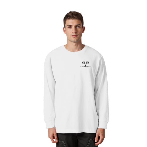 Tiefenblick Downhill - Organic Heavy Oversized Longsleeve T-Shirt