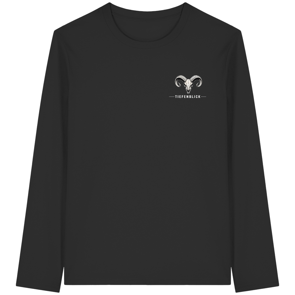 Tiefenblick Downhill - Organic Longsleeve T-Shirt