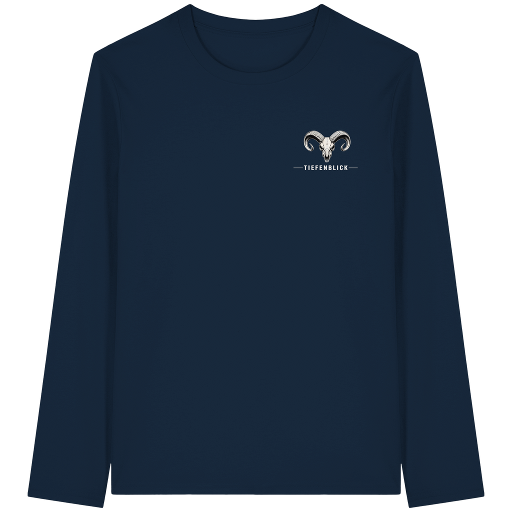 Tiefenblick Skelett Fun - Organic Longsleeve T-Shirt
