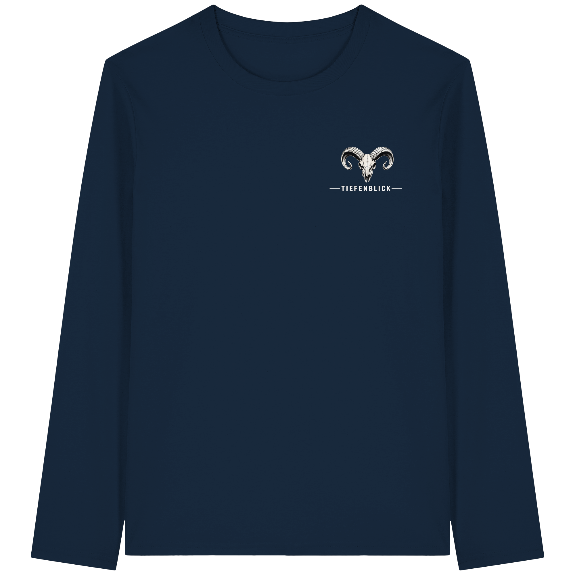 Tiefenblick Klettern - Organic Longsleeve T-Shirt