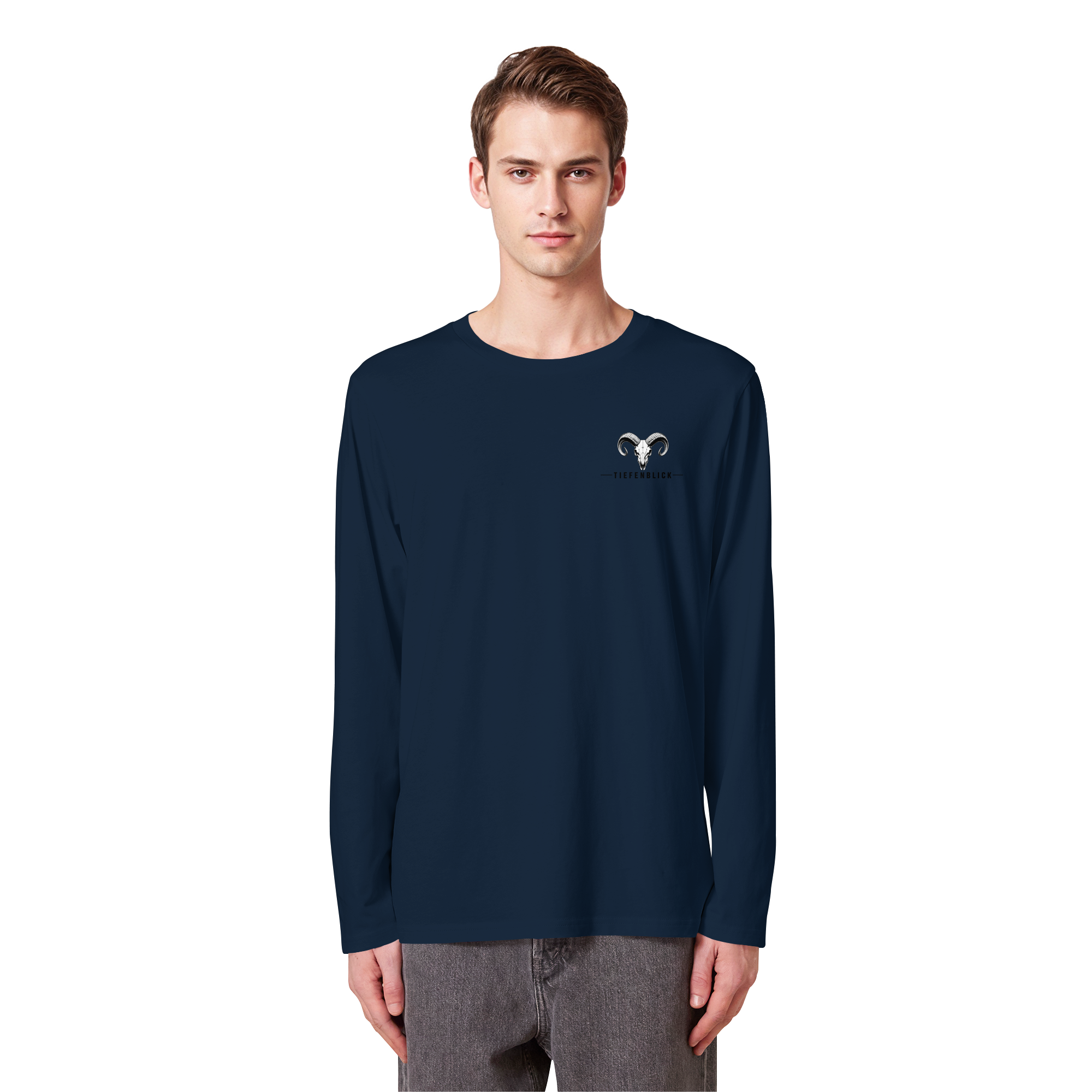 Tiefenblick Urlaub Fun  - Organic Longsleeve T-Shirt
