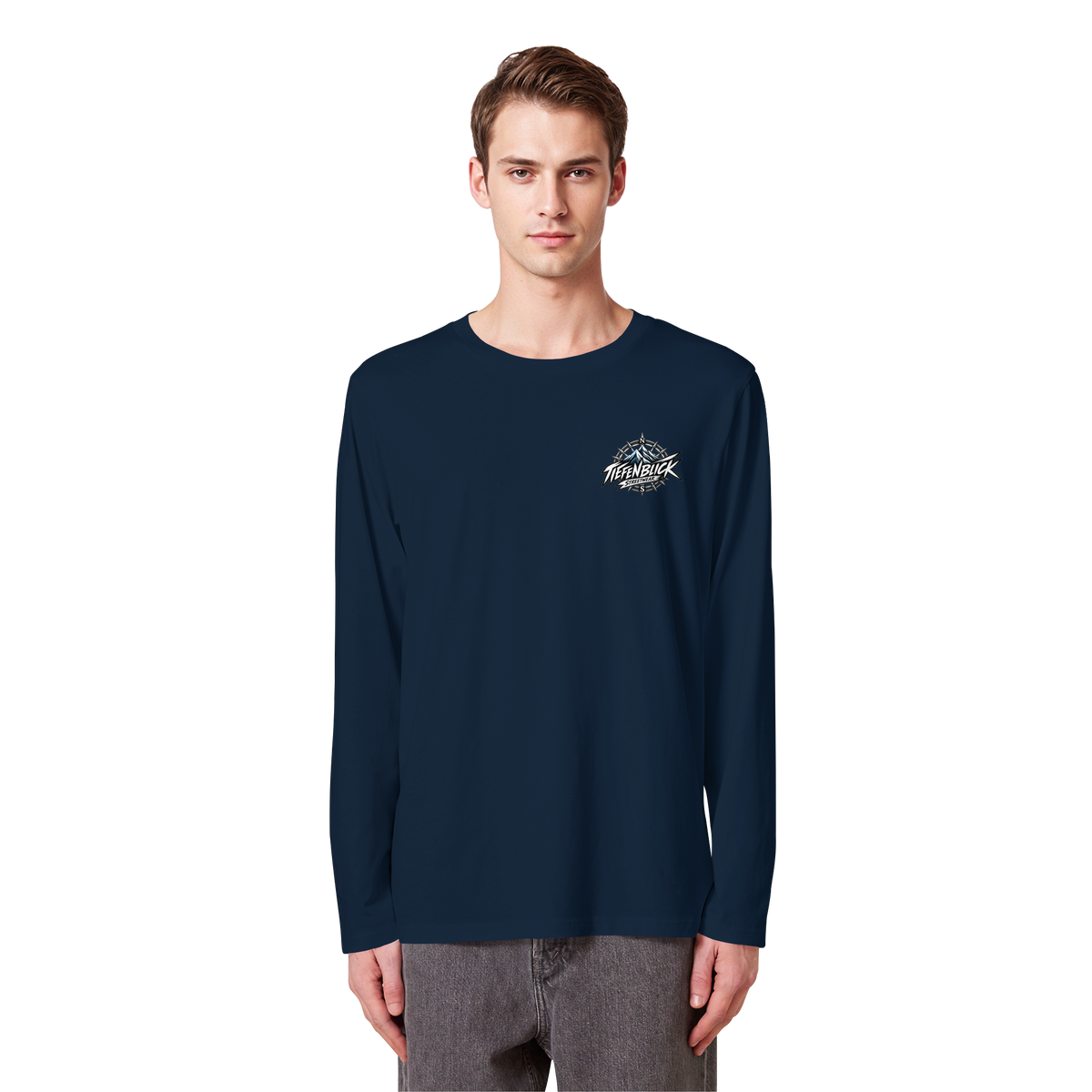 Tiefenblick Respekt Edition - Organic Longsleeve T-Shirt