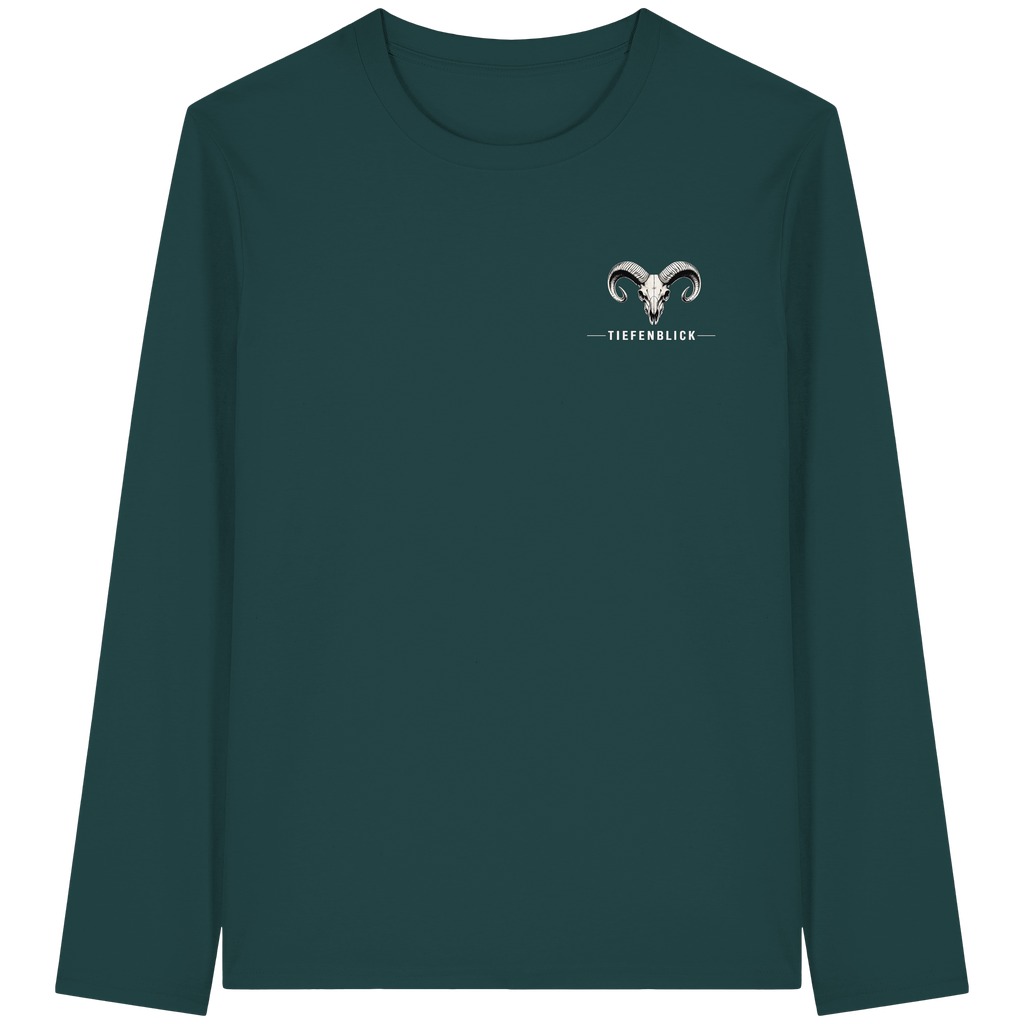 Tiefenblick Skelett Fun - Organic Longsleeve T-Shirt
