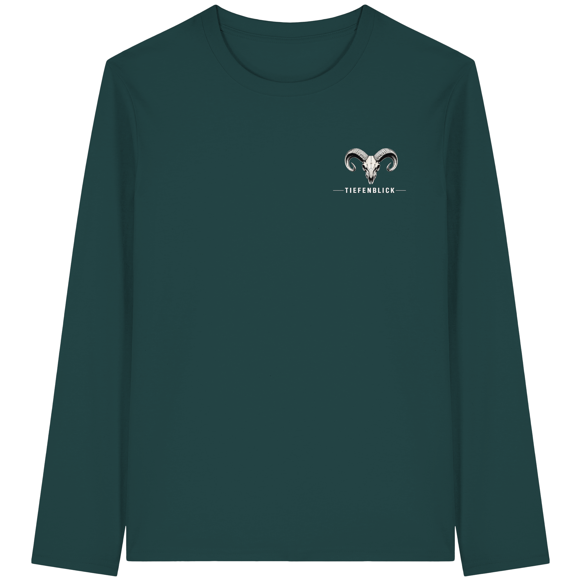 Tiefenblick Klettern - Organic Longsleeve T-Shirt