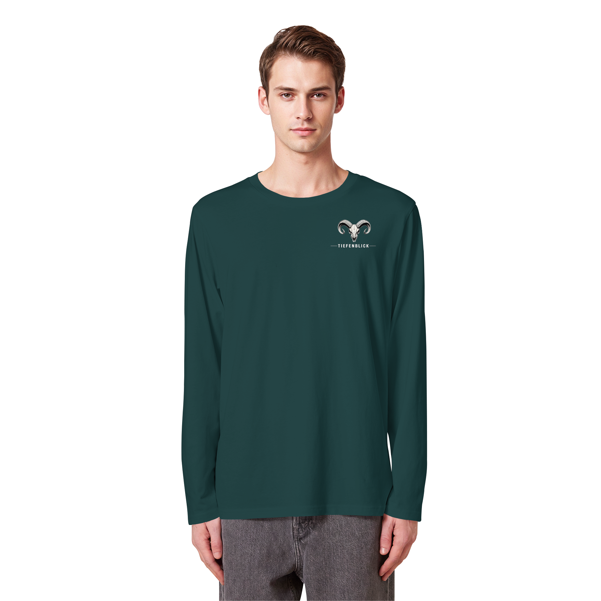 Tiefenblick Tiefe Fun - Organic Longsleeve T-Shirt
