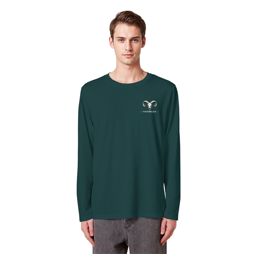 Tiefenblick Skelett Fun - Organic Longsleeve T-Shirt