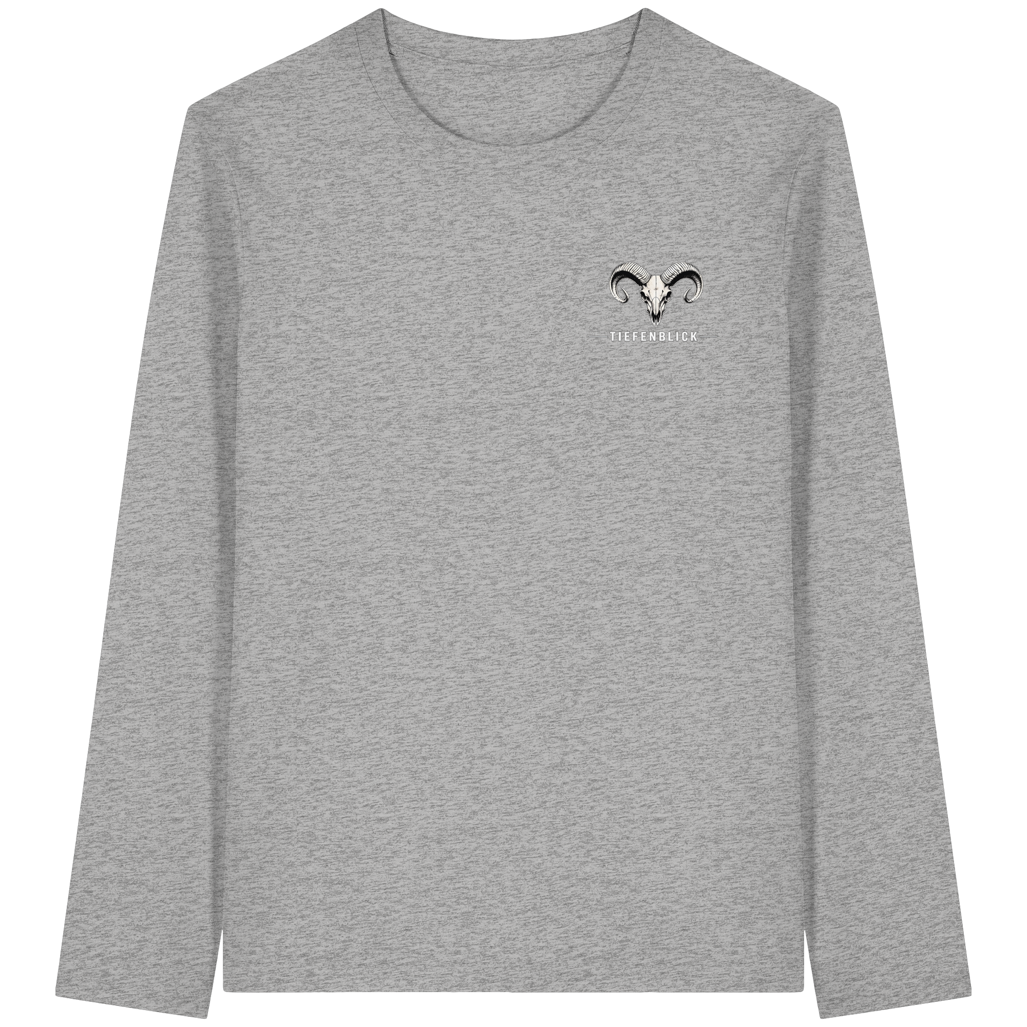 Tiefenblick Klettern - Organic Longsleeve T-Shirt
