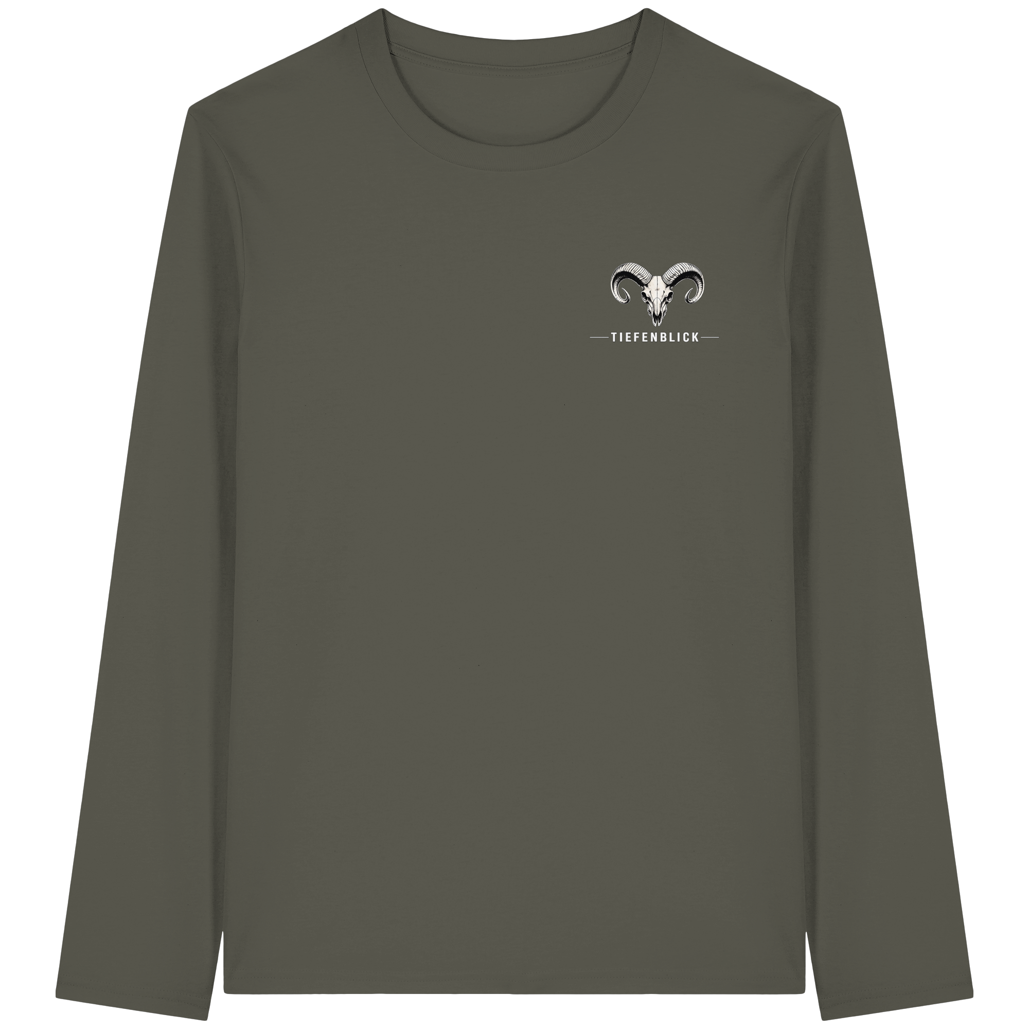 Tiefenblick Downhill - Organic Longsleeve T-Shirt