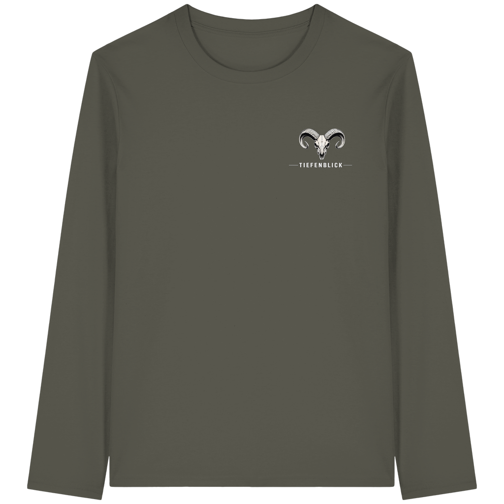Tiefenblick Skelett Fun - Organic Longsleeve T-Shirt