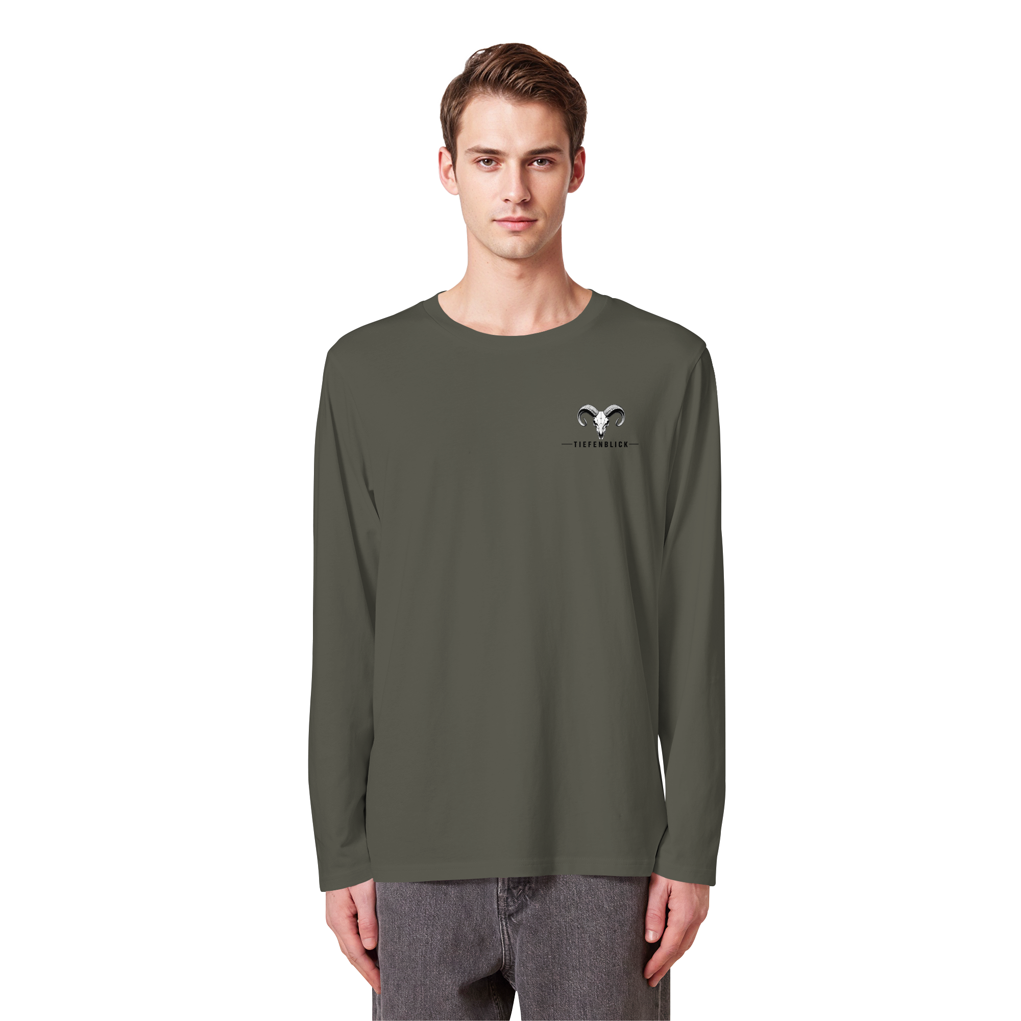 Tiefenblick Urlaub Fun  - Organic Longsleeve T-Shirt