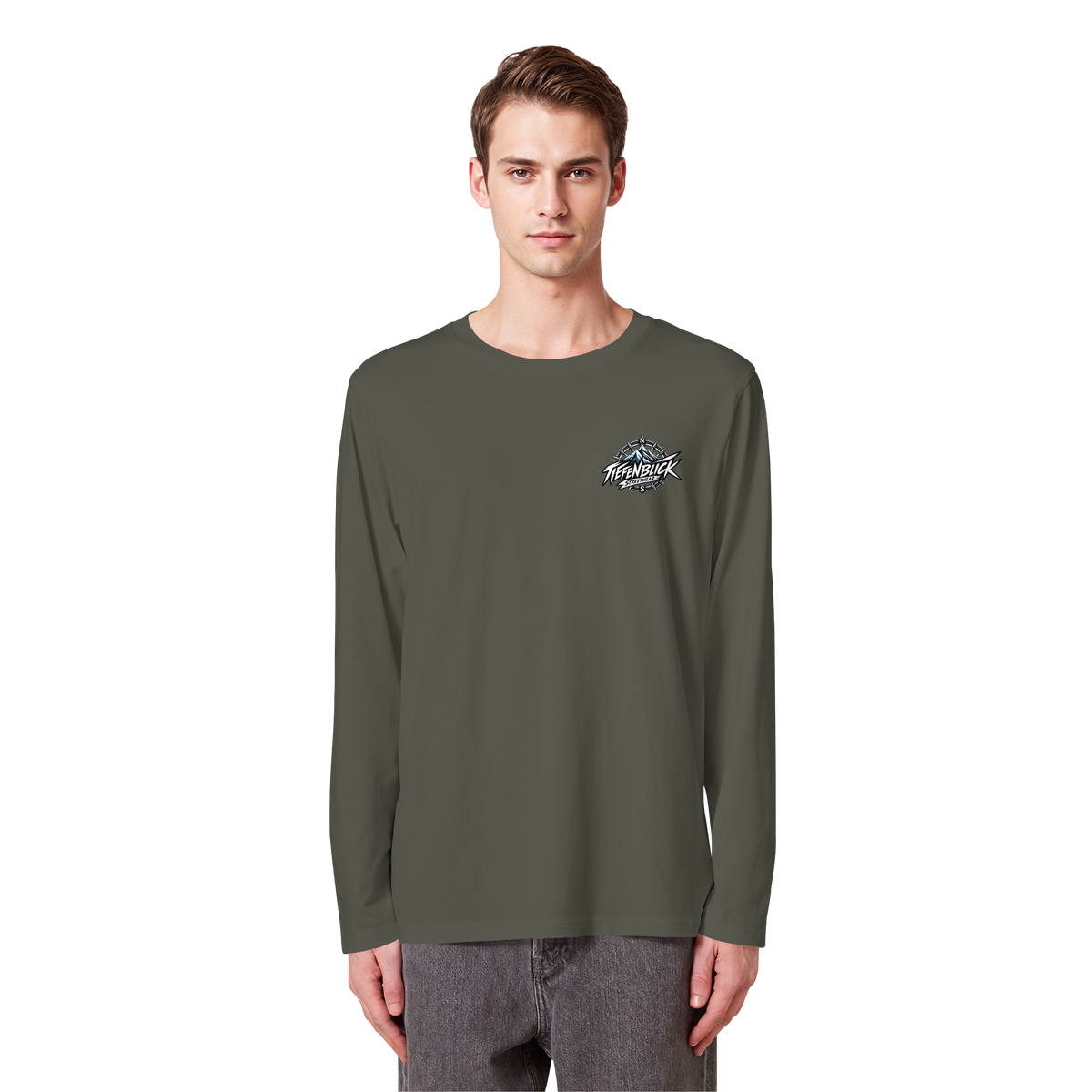 Tiefenblick Respekt Edition - Organic Longsleeve T-Shirt