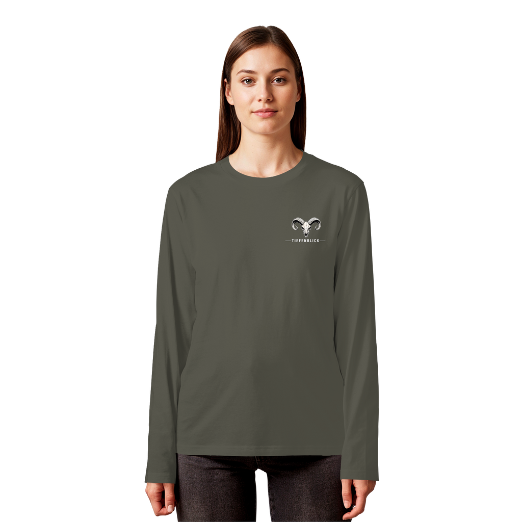 Tiefenblick Skelett Fun - Organic Longsleeve T-Shirt