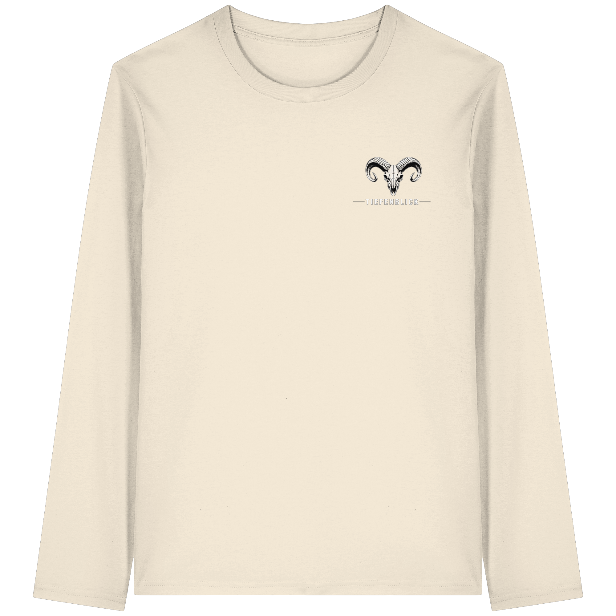 Tiefenblick Klettern - Organic Longsleeve T-Shirt