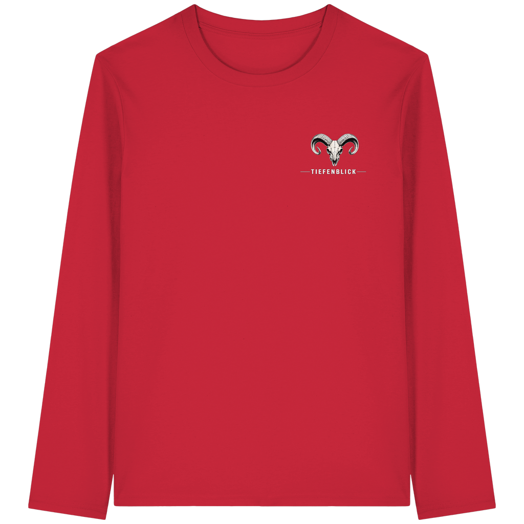 Tiefenblick Snowboarden  - Organic Longsleeve T-Shirt