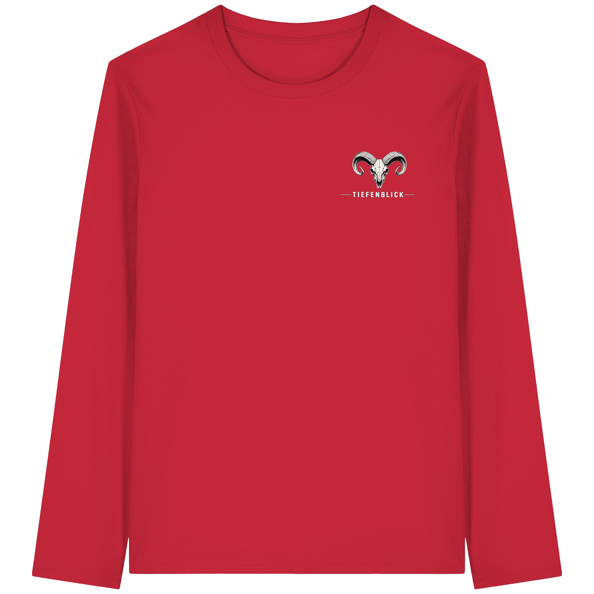 Tiefenblick Snowboarden  - Organic Longsleeve T-Shirt