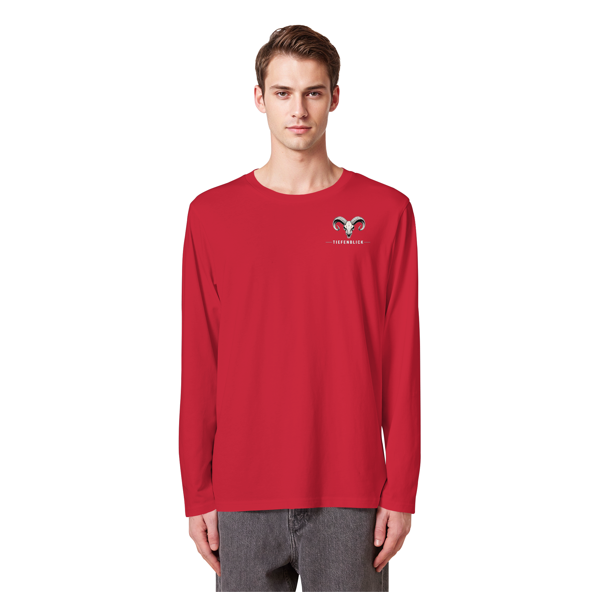 Tiefenblick Tiefe Fun - Organic Longsleeve T-Shirt