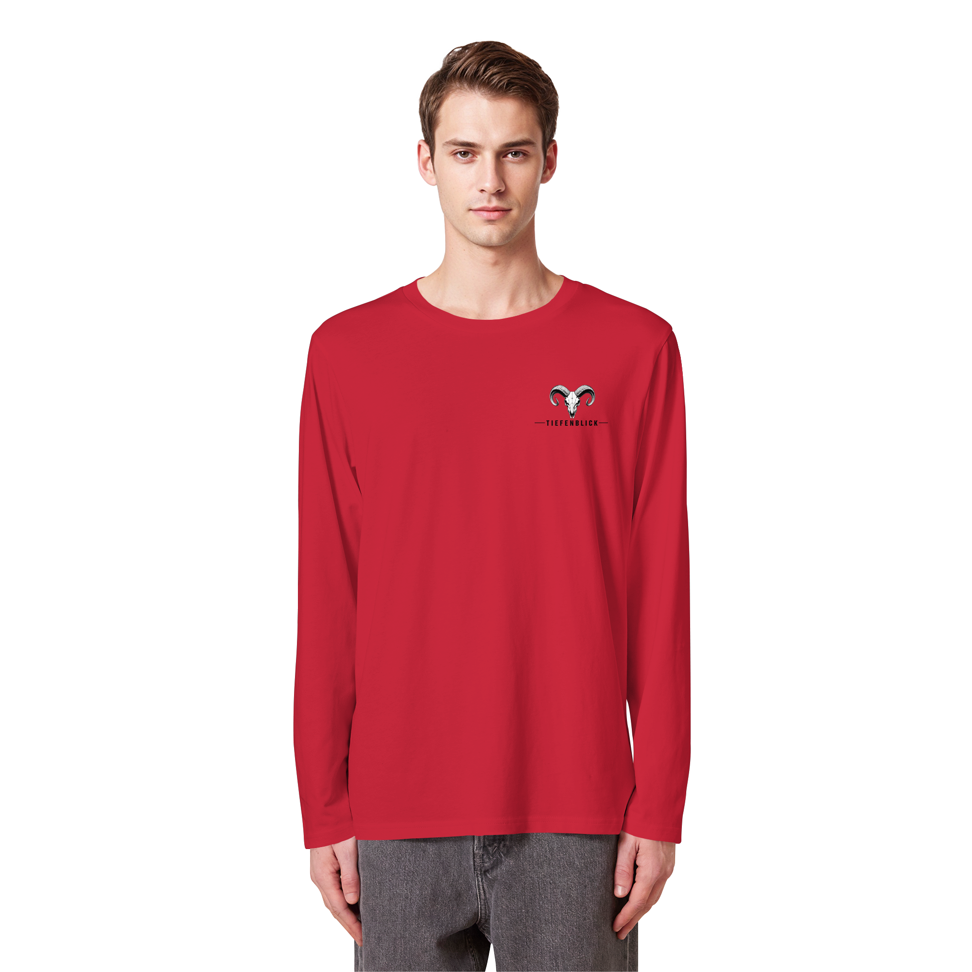Tiefenblick Urlaub Fun  - Organic Longsleeve T-Shirt