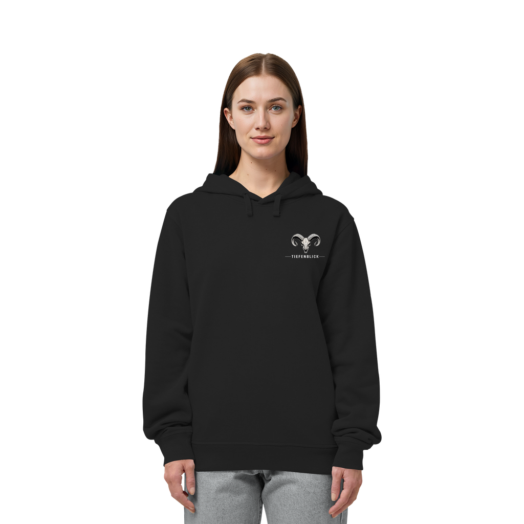 Tiefenblick Snowboarden - Organic Side Pocket Hoodie
