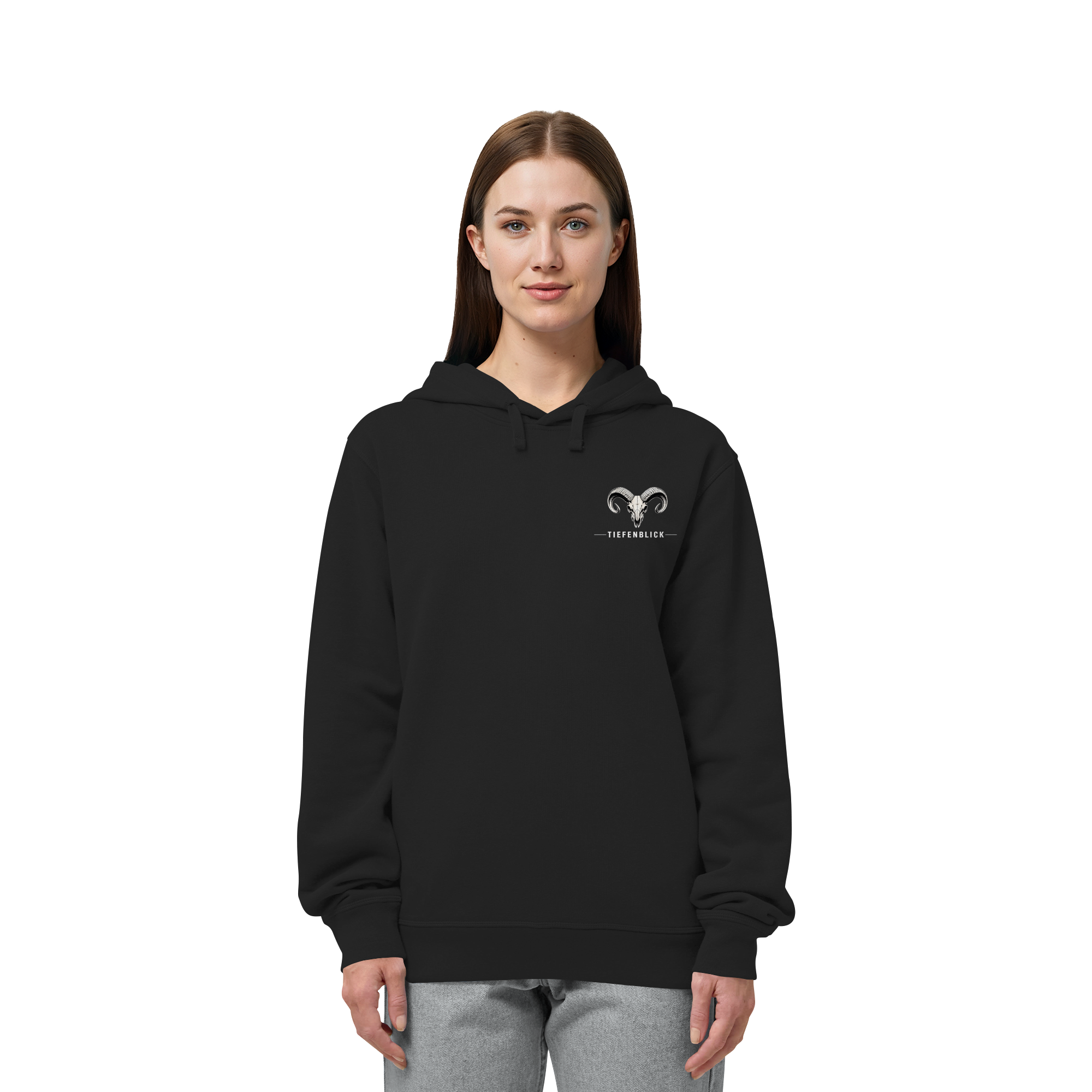Tiefenblick Snowboarden - Organic Side Pocket Hoodie