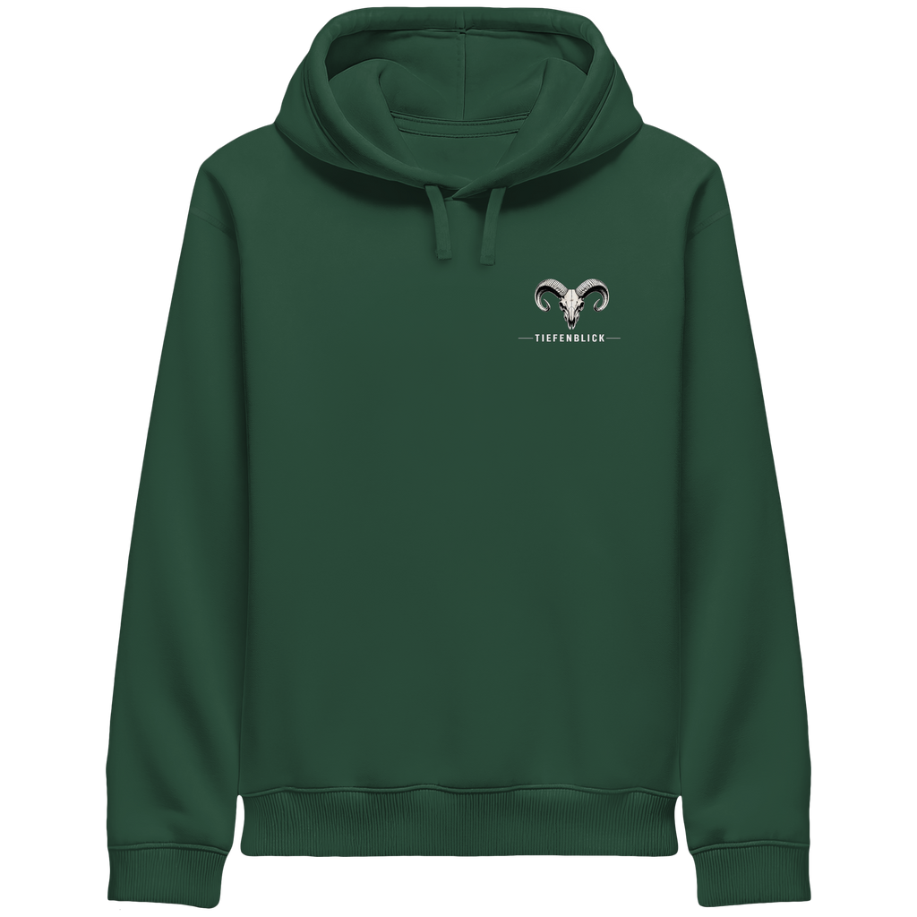 Tiefenblick Snowboarden - Organic Side Pocket Hoodie