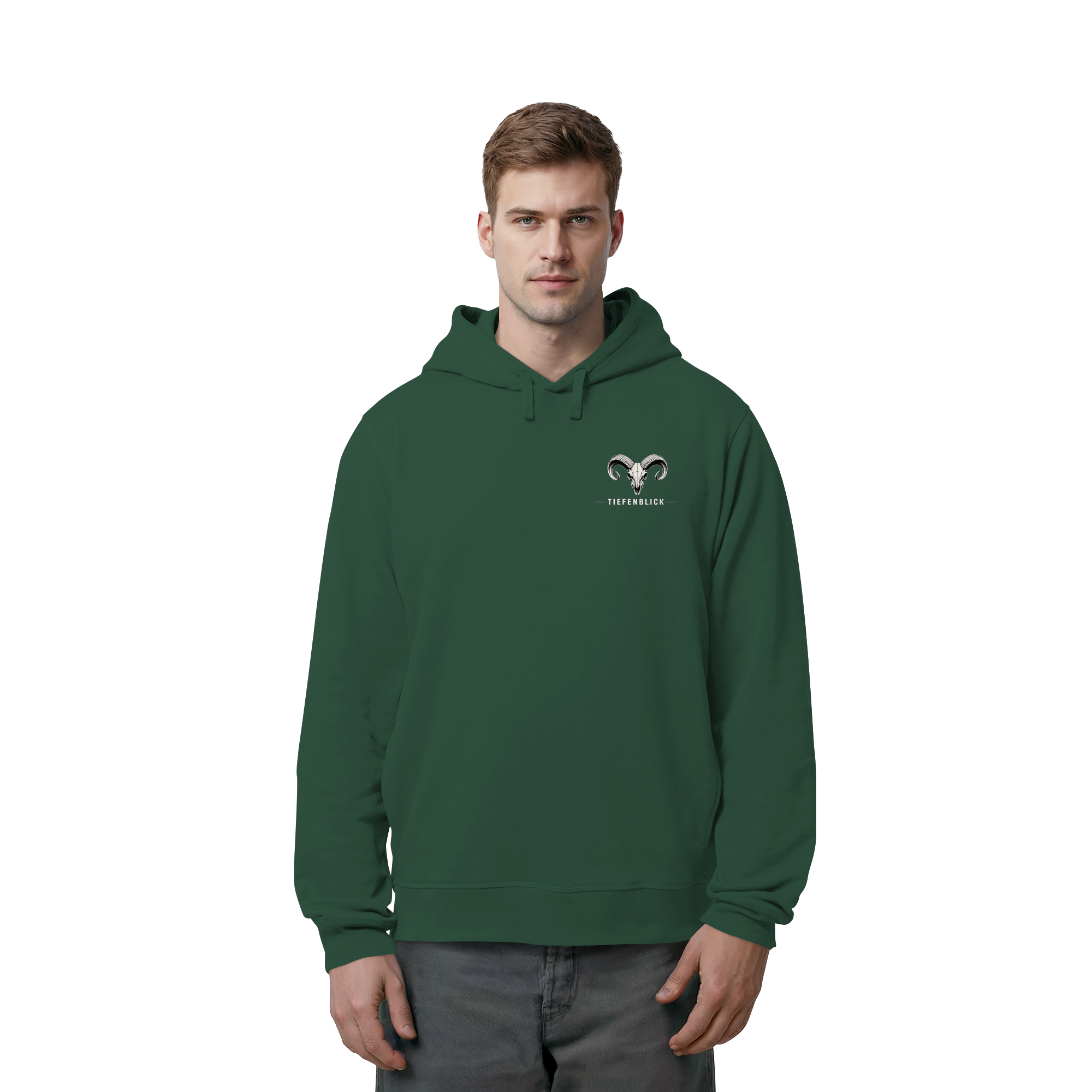 Tiefenblick Snowboarden - Organic Side Pocket Hoodie