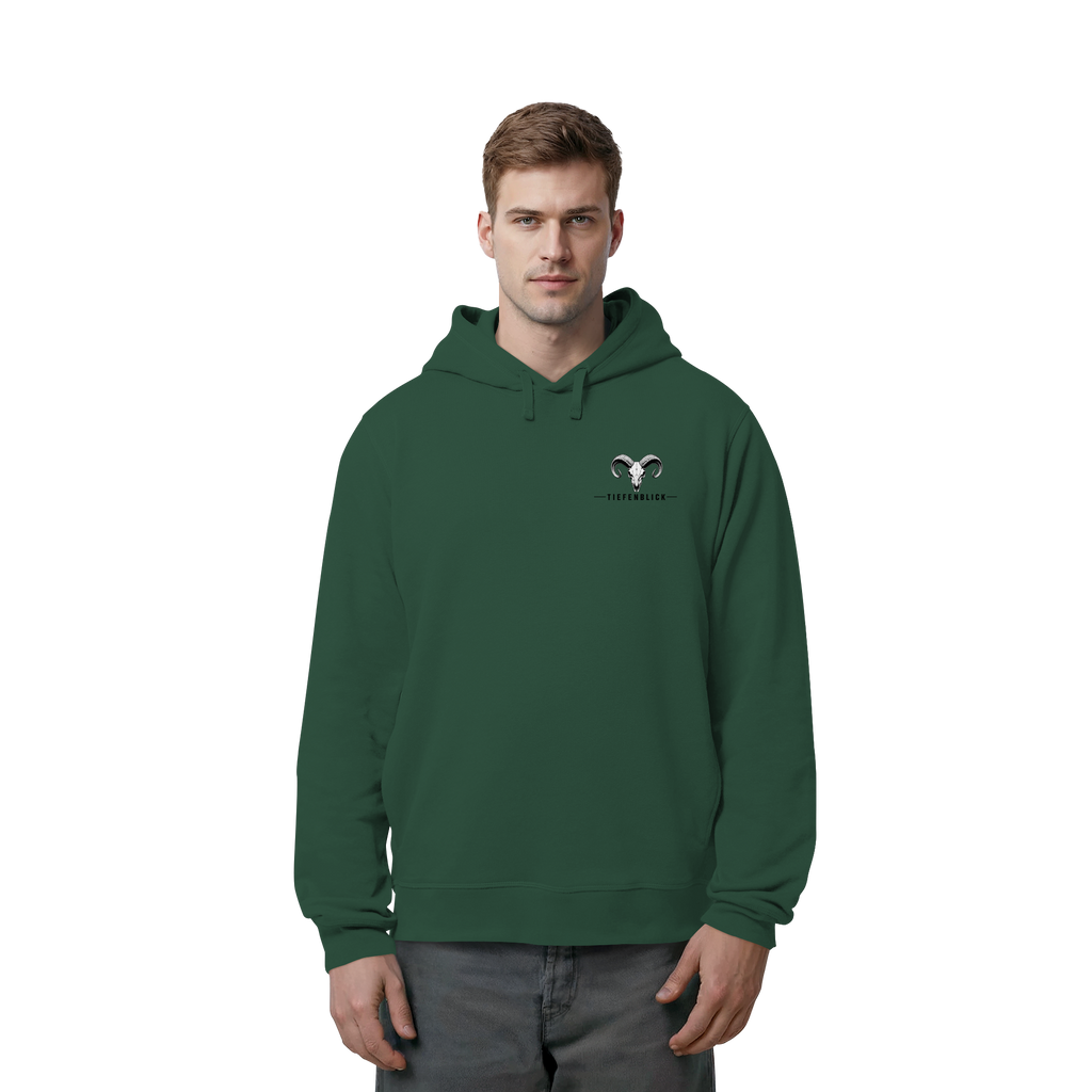 Tiefenblick Wandern Herz - Organic Side Pocket Hoodie