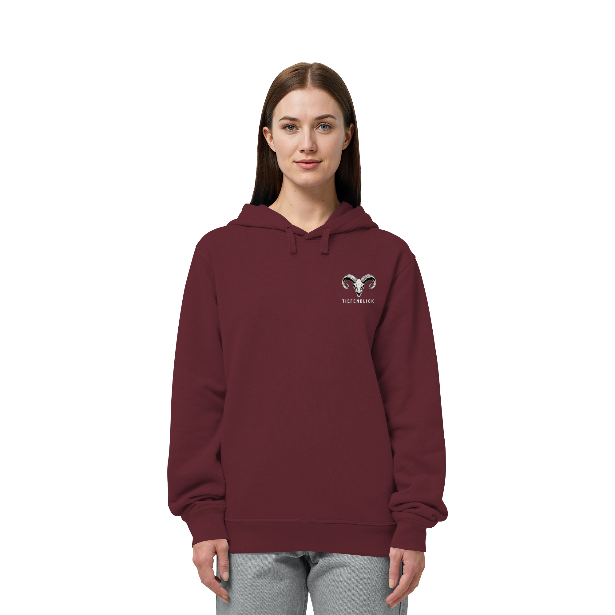 Tiefenblick Snowboarden - Organic Side Pocket Hoodie
