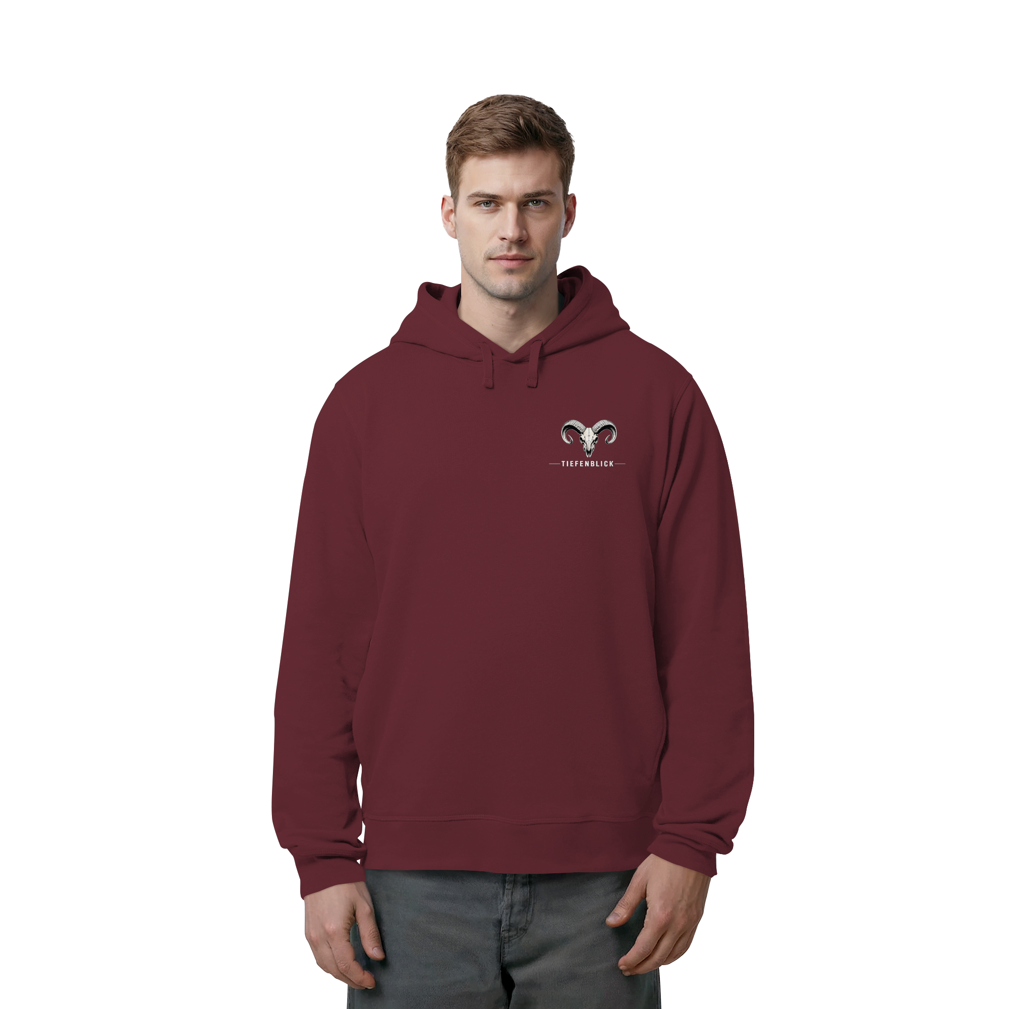 Tiefenblick Snowboarden - Organic Side Pocket Hoodie